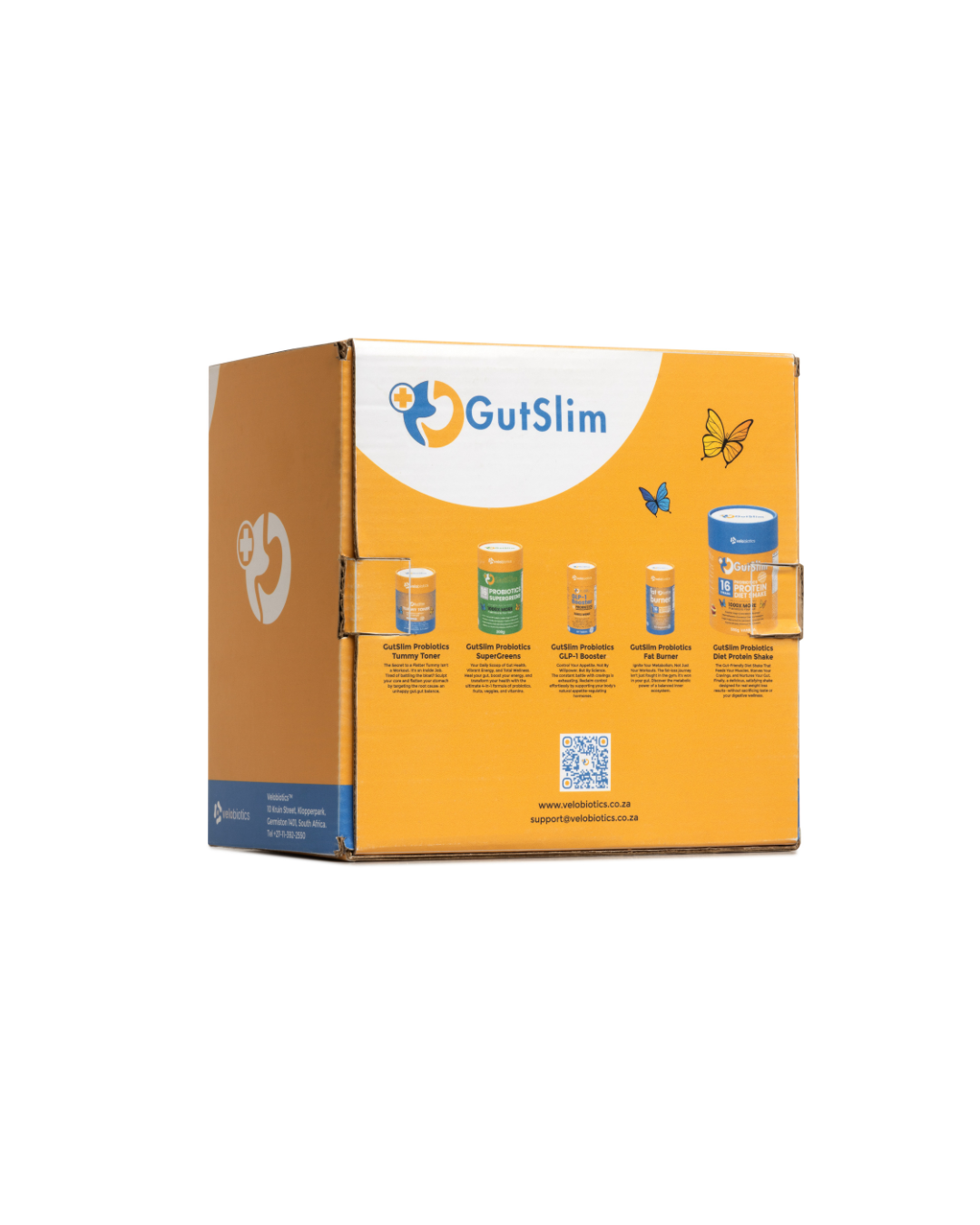 21-Day GUTSLIM Complete Pack for fat-loss acceleration with probiotics, protein shake, and appetite control supplements