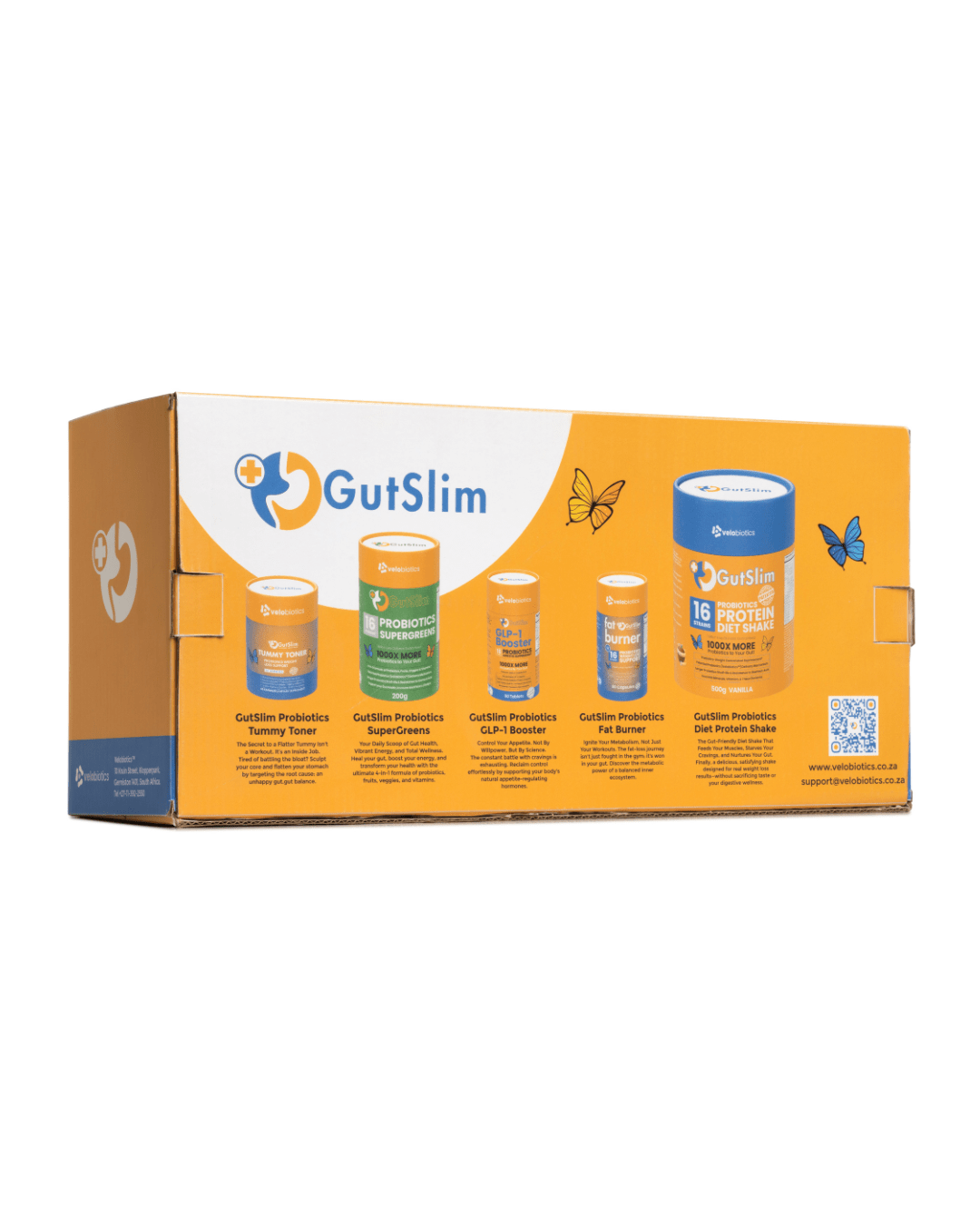6 - WEEK GUTSLIM TOTAL TRANSFORMATION PACK - Velobiotics