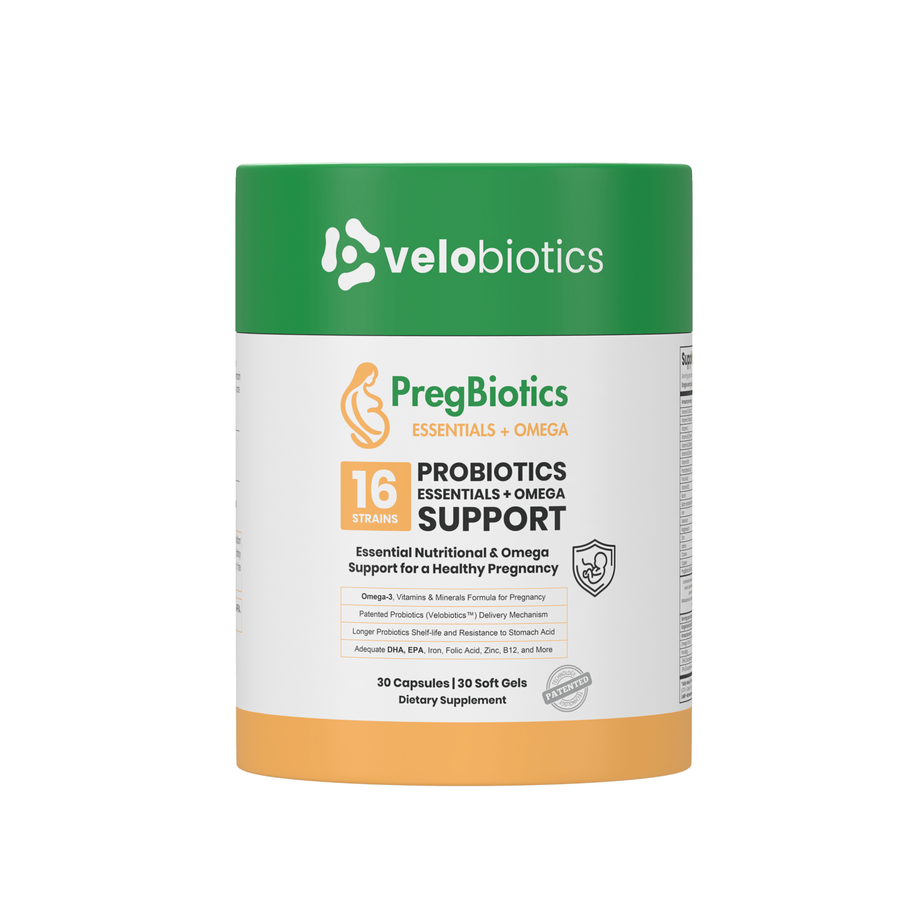 PregBiotics Essentials + Omega - Velobiotics