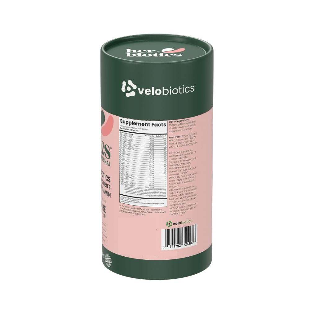 Her - Biotics Probiotics ORIGINAL Multivitamin Capsules (60s) - Velobiotics