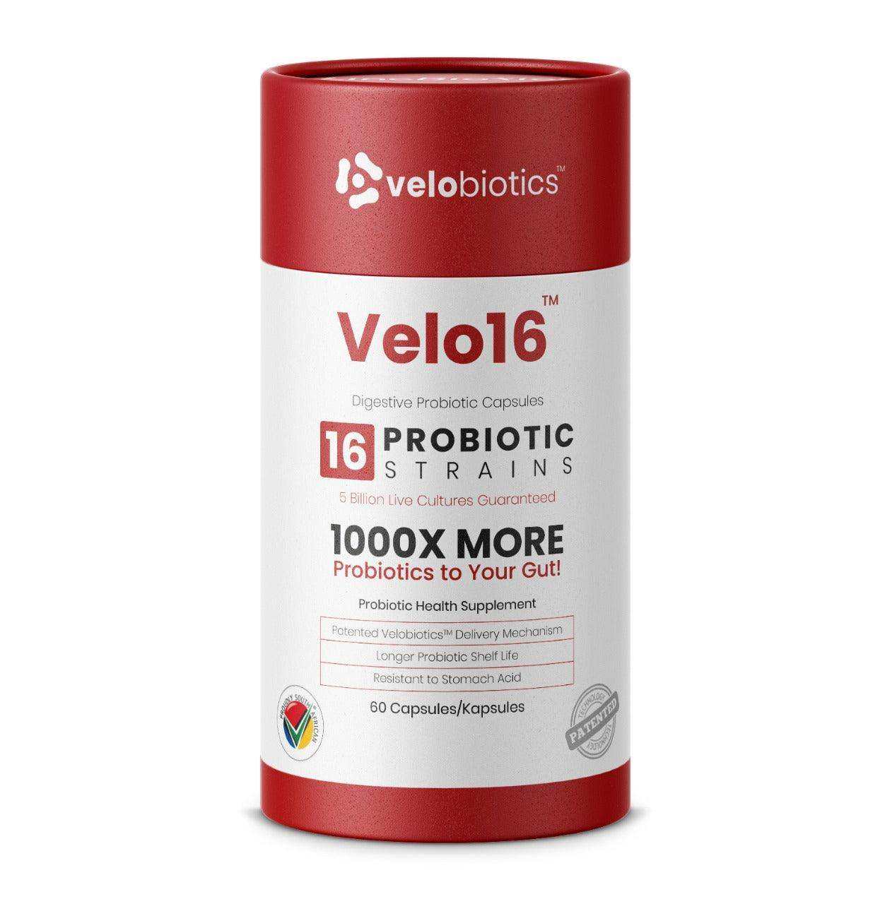 Velo16 Probiotic Digestive Capsules - Velobiotics