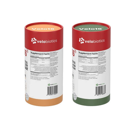 Velobiotics Gut Reset & Bloat Control Pack with probiotics, fulvic acid, and apple cider vinegar for digestive health and bloating relief