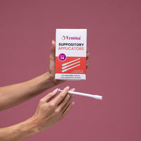 Femina™ Suppository Applicators pack of 14 with universal design for comfortable, hygienic vaginal suppository application