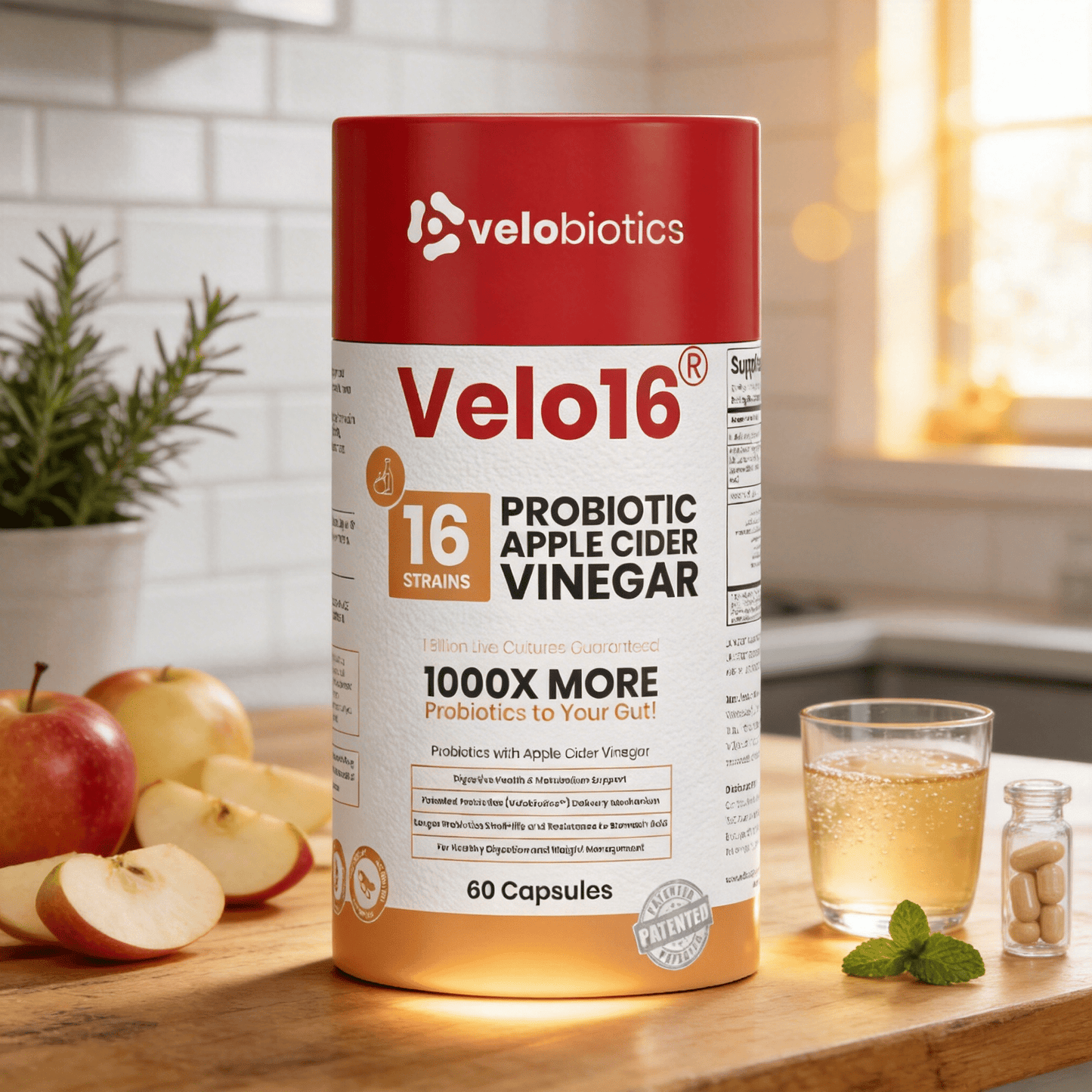 Velo16 Probiotics Apple Cider - Velobiotics